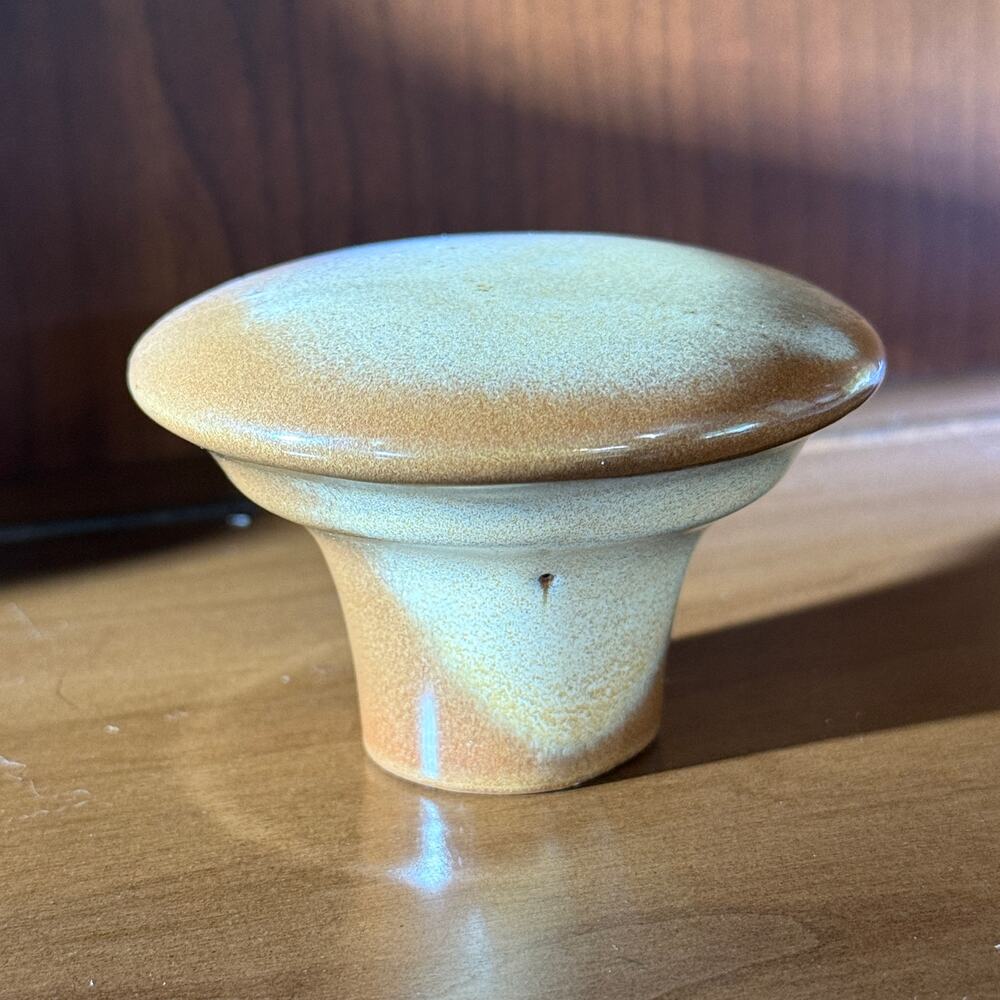 Vintage Frankoma Pottery lid stopper ONLY for coffee carafe 82.